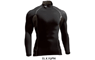 UAメタルコールドギアコンプレッションLSモックTト BLK/GPH